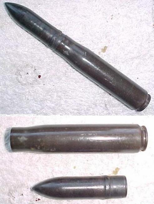 German WW2 2cm Oeliken AP Phos Shell - Click Image to Close